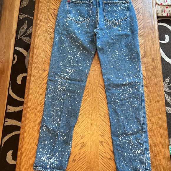 BDG Urban Outfitters Womens painted splash spotted Jeans size 25 - Picture 2 of 7